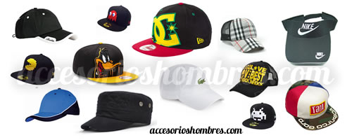 gorras accesorios hombres moda